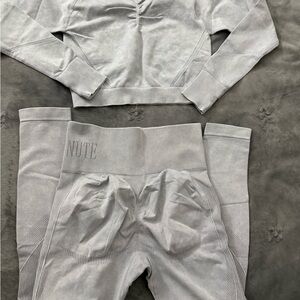 Gray Seamless Activewear Set